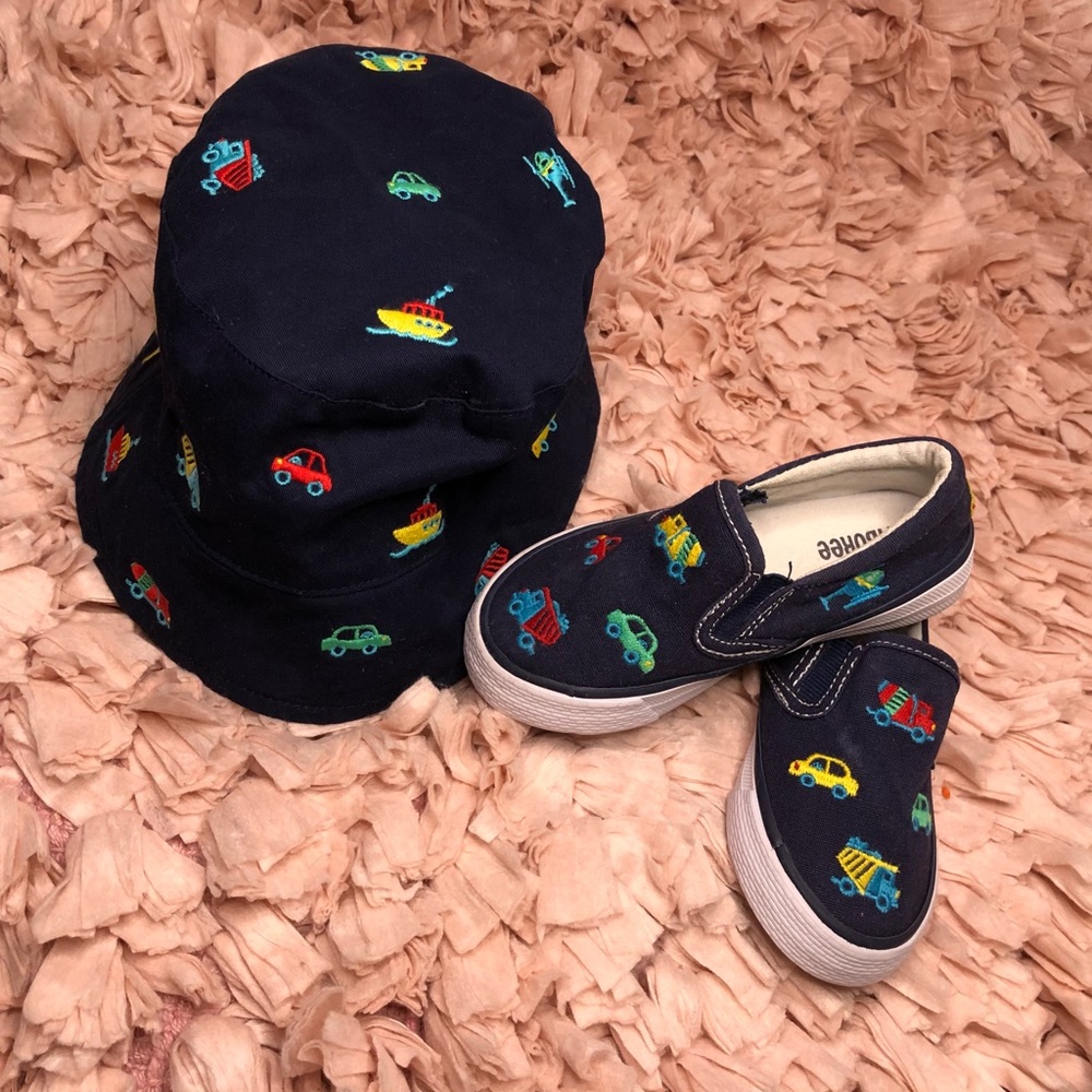 Gymboree Truck & Hat Set